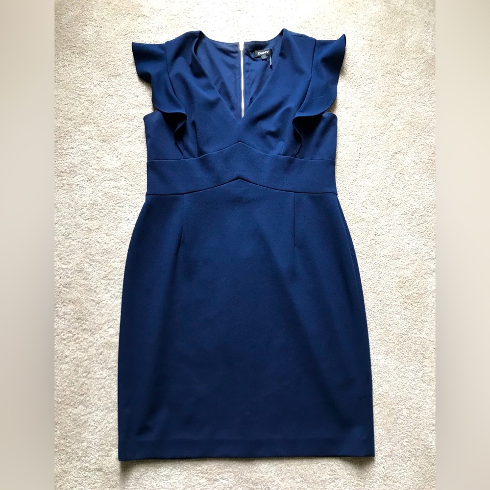 DKNY Navy cocktail dress size 14